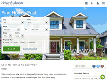 Tablet Screenshot of heislerandmattson.com